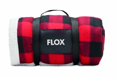 Logotrade promotional item picture of: RPET sherpa fleece blanket