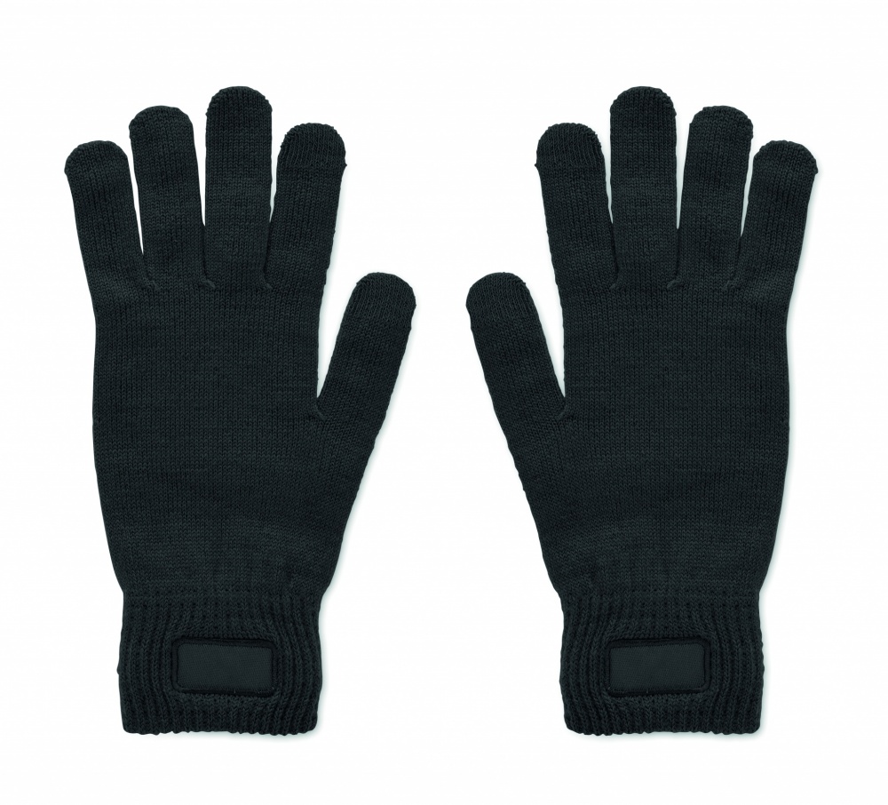 Logotrade corporate gift image of: Knitted gloves in RPET