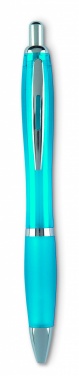 Logo trade promotional products picture of: Riocolor Ball pen in blue ink