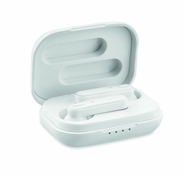 Logotrade advertising product picture of: TWS earbuds with charging base