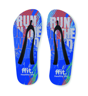 Logo trade promotional products image of: Sublimation beach slippers