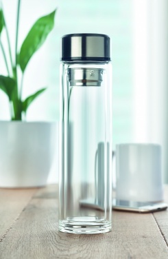Logotrade promotional gift picture of: Bottle with touch thermometer