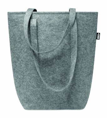 Logo trade promotional items image of: RPET felt shopping bag