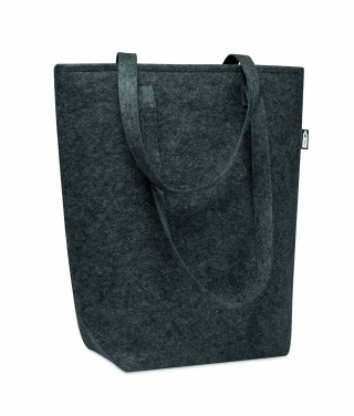Logotrade promotional merchandise picture of: RPET felt shopping bag