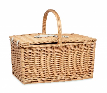 Logotrade promotional merchandise image of: Wicker picnic basket 4 people