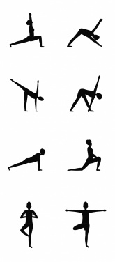 Logo trade promotional merchandise picture of: Fitness yoga matt rope and bag