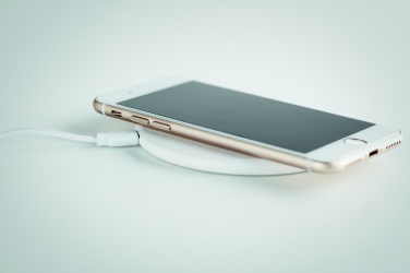 Logo trade promotional items picture of: ABS wireless charger 10W