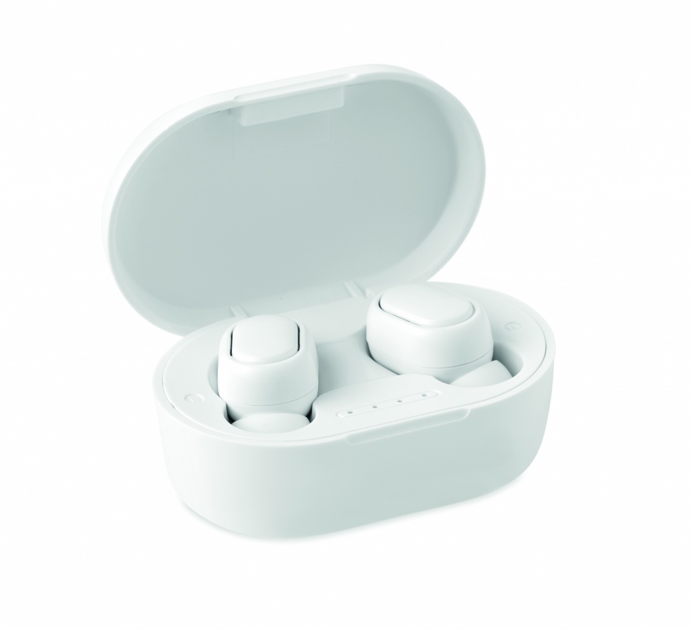Logo trade promotional products picture of: Recycled ABS TWS earbuds