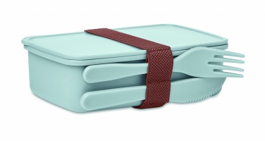 Logo trade promotional gifts image of: Lunch box with cutlery