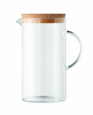 Logo trade promotional giveaway photo of: Borosilicate glass decanter 1L