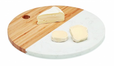 Logo trade promotional giveaways picture of: Marble/ bamboo serving board