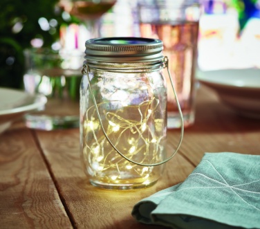 Logotrade promotional merchandise photo of: Solar mason jar outdoor lamp