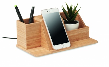 Logo trade advertising product photo of: Desktop wireless charger  10W GROOVY