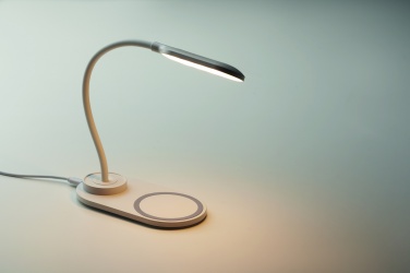 Logo trade corporate gifts picture of: Desktop light and charger 10W