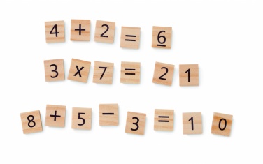 Logotrade promotional gift image of: Wood educational counting game