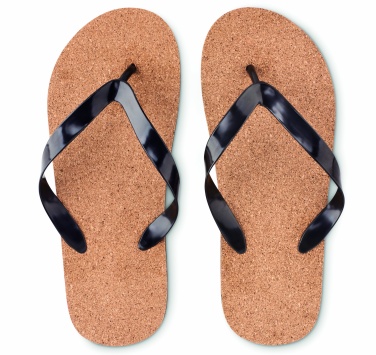 Logotrade advertising product picture of: Cork beach slippers L