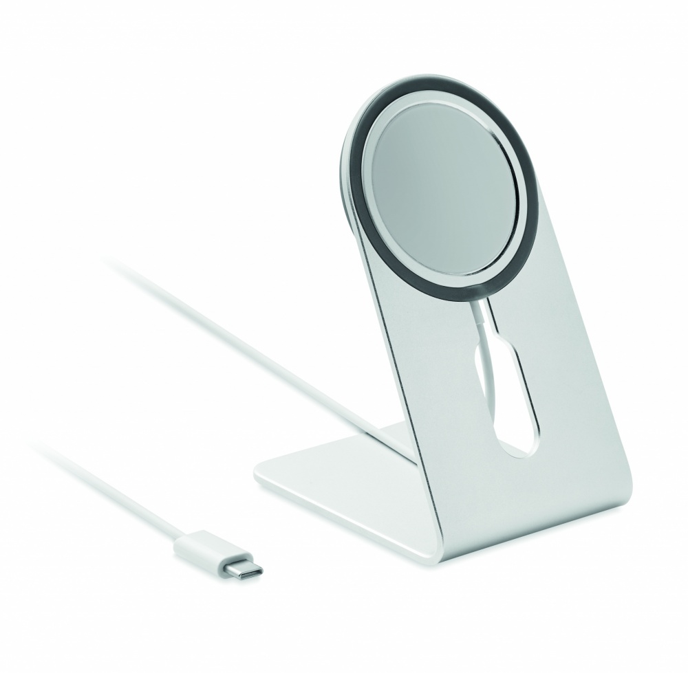 Logo trade promotional items picture of: Portable magnetic charger 15W