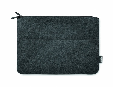 Logo trade promotional item photo of: RPET felt zipped laptop bag