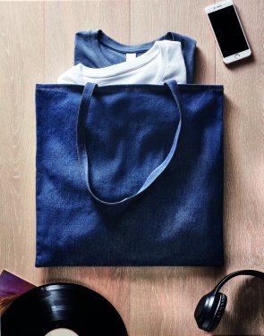 Logotrade promotional products photo of: Recycled denim shopping bag