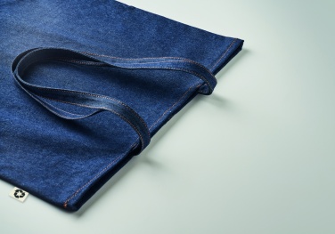 Logo trade promotional product photo of: Recycled denim shopping bag