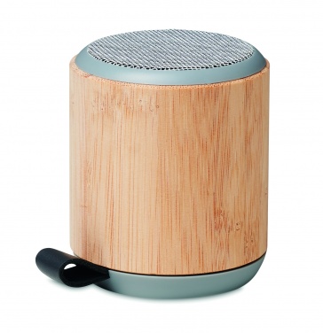 Logo trade promotional giveaway photo of: 5.3 wireless bamboo speaker