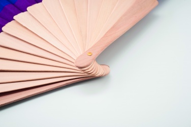 Logotrade promotional item image of: Rainbow wooden hand fan