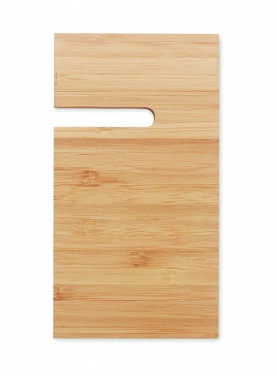 Logo trade promotional merchandise photo of: Bamboo desk phone stand