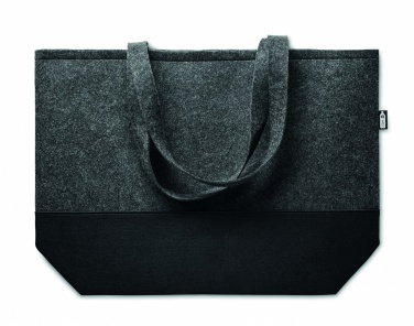 Logo trade promotional items image of: RPET felt shopping bag