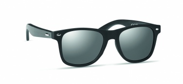 Logo trade promotional giveaway photo of: Sunglasses with bamboo arms NARVA