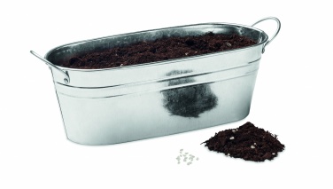 Logotrade promotional merchandise image of: Zinc tub with 3 herbs seeds