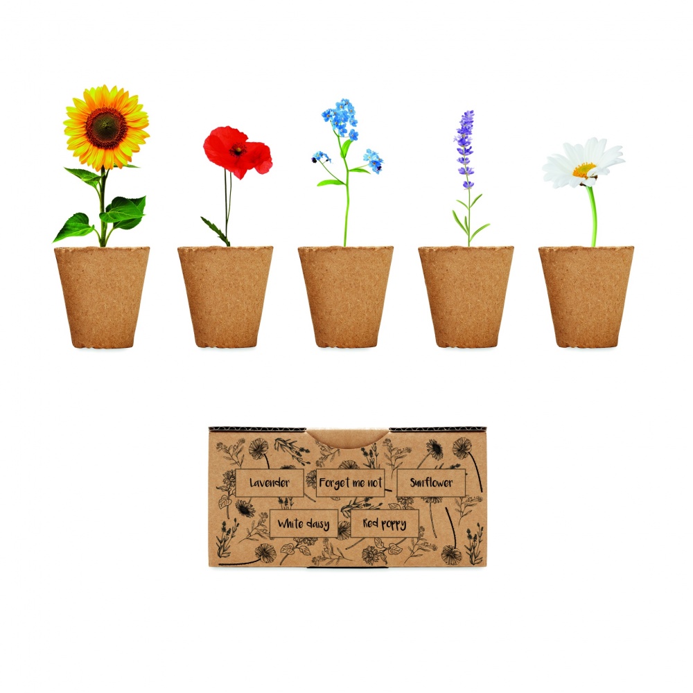 Logo trade promotional items picture of: Flowers growing kit