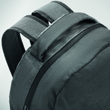 Logo trade promotional giveaways picture of: 600D RPET 2 tone backpack