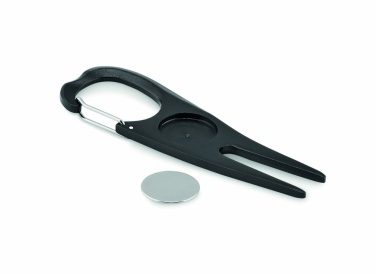 Logo trade corporate gifts image of: Aluminium golf divot tool