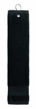 Logo trade promotional giveaway photo of: Cotton golf towel with hanger