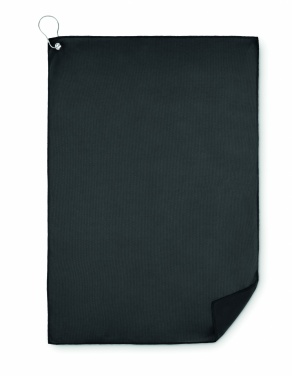 Logo trade promotional products picture of: RPET golf towel with hook clip