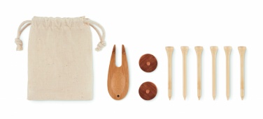 Logo trade promotional gifts image of: Golf accessories set in pouch