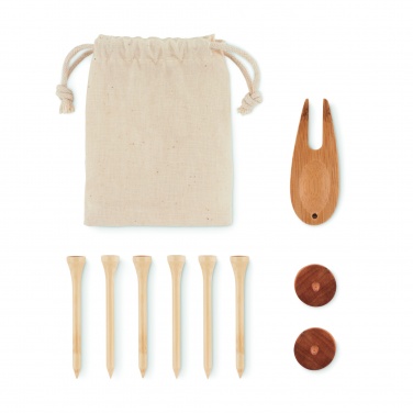 Logo trade promotional gifts picture of: Golf accessories set in pouch