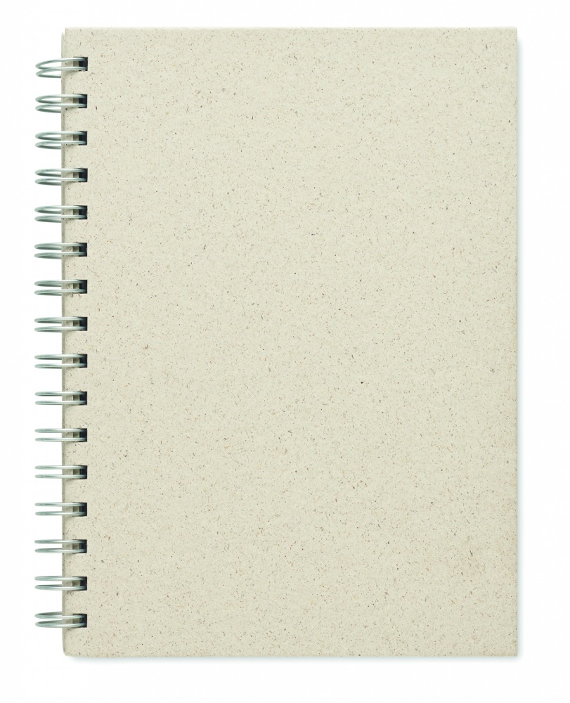 Logotrade business gifts photo of: A5 grass notebook 80 lined