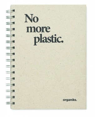 Logotrade promotional items photo of: A5 grass notebook 80 lined