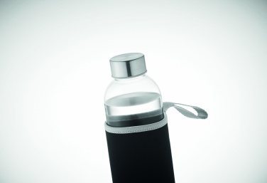 Logo trade promotional giveaways picture of: Glass bottle in pouch 750ml
