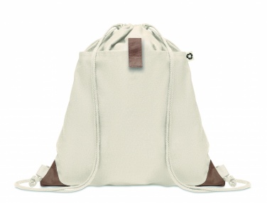 Logotrade promotional giveaways photo of: Recycled cotton drawstring bag