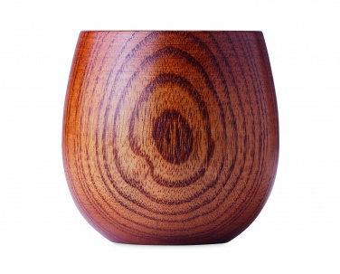 Logo trade promotional item photo of: Oak wooden mug 250 ml