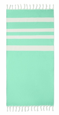 Logo trade promotional gifts picture of: Hamman towel blanket 140 gr/m²
