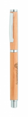 Logotrade promotional item image of: Bamboo gel pen