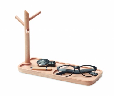 Logo trade promotional merchandise image of: Wooden organizer tray