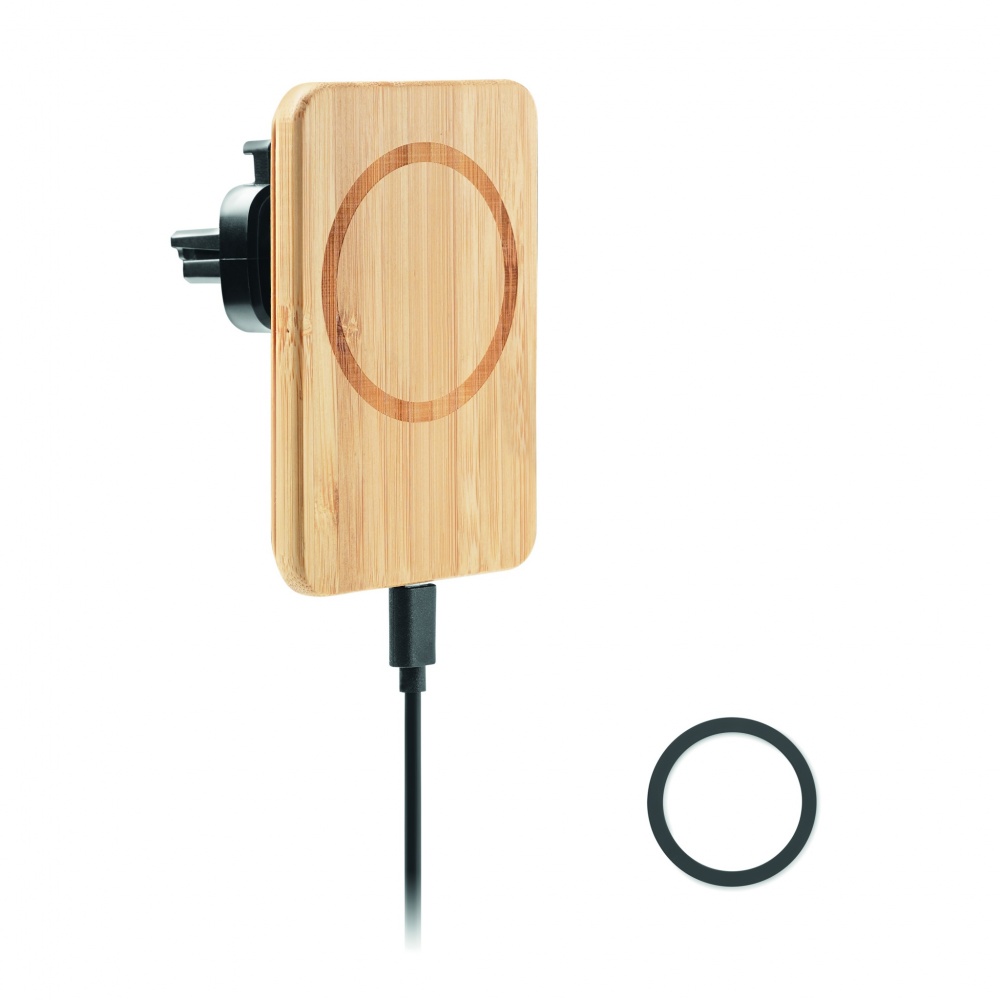 Logo trade promotional products image of: Magnetic wireless charger 15W
