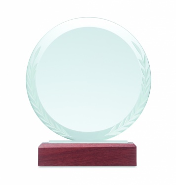 Logo trade promotional products picture of: Round award plaque