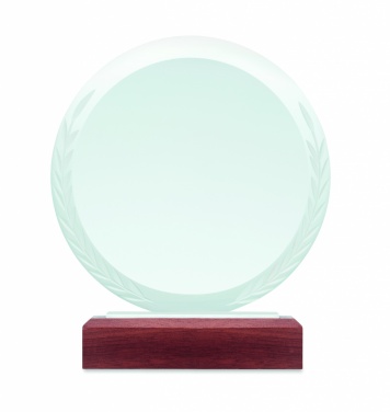 Logotrade promotional giveaway image of: Round award plaque