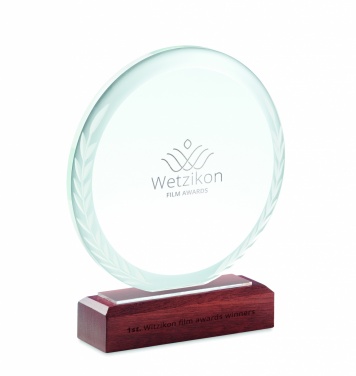 Logotrade promotional item image of: Round award plaque