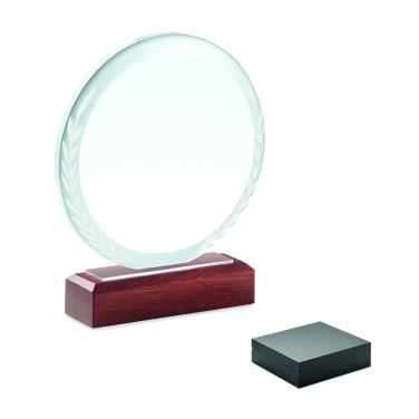 Logo trade promotional merchandise image of: Round award plaque